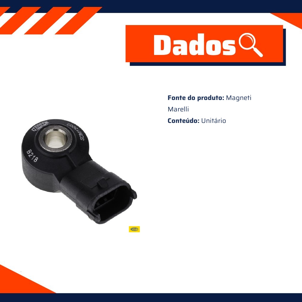 Sensor De Detonação - Magneti Marelli - SDM13002
