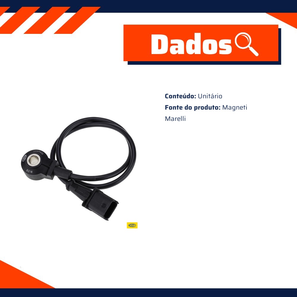 Sensor de Detonação para Fiat Marea e Stilo - Magneti Marelli - SDM23002