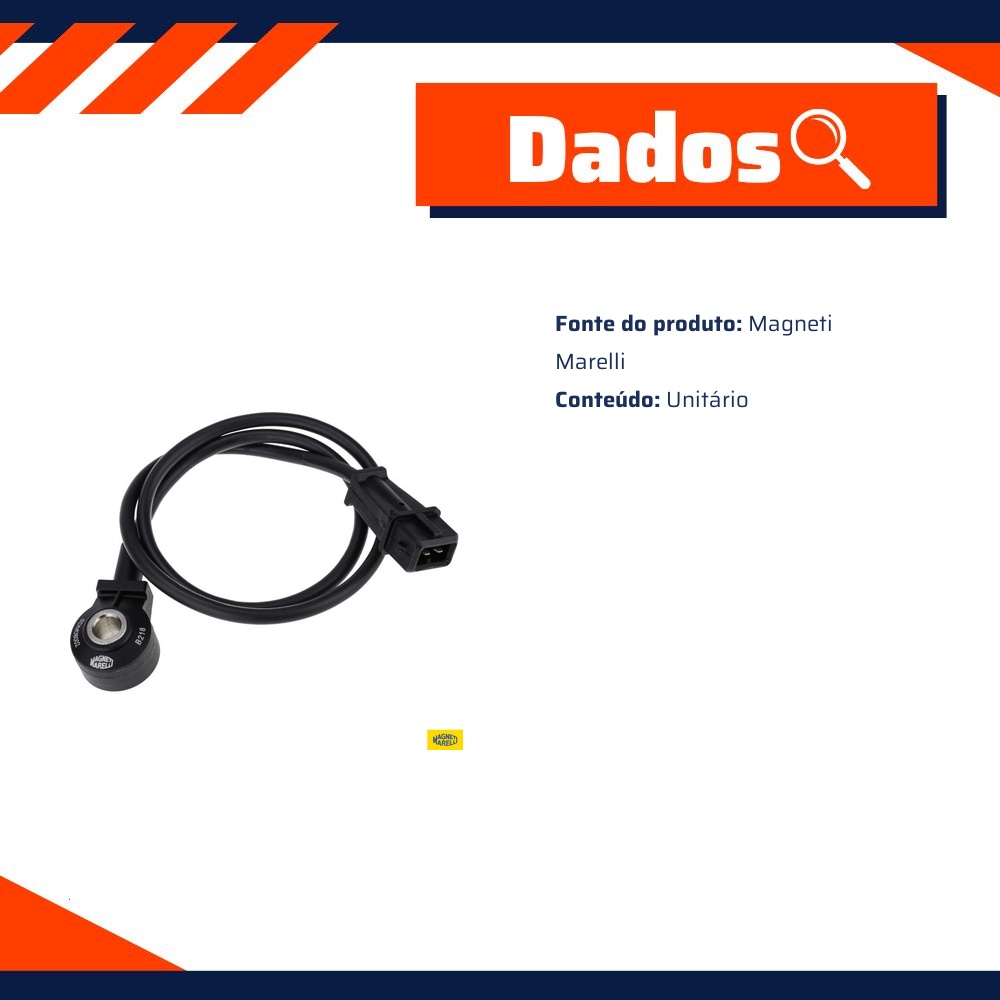 Sensor de Detonação para Chevrolet Omega e Vectra - Magneti Marelli - SDM08002