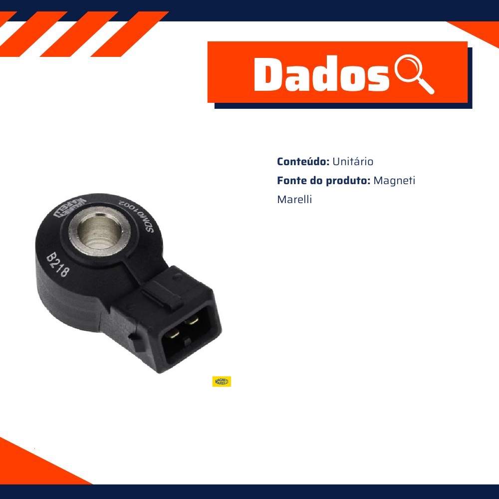Sensor De Detonação - Magneti Marelli - SDM01002