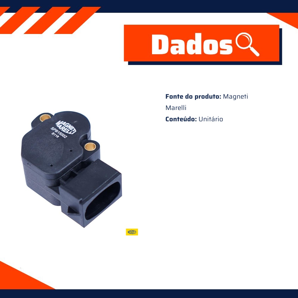 Sensor De Posição De Borboleta - Magneti Marelli - SPB15002