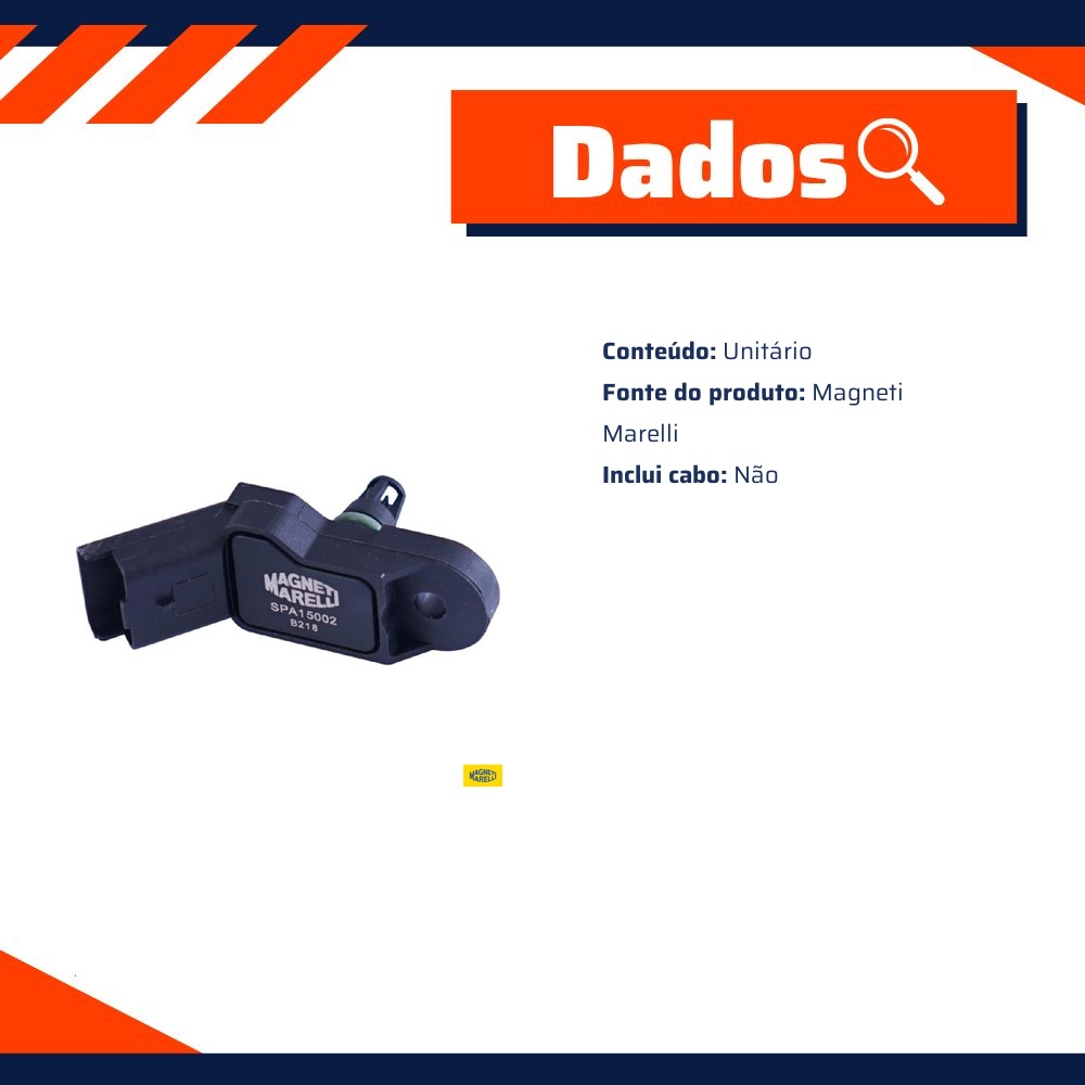 Sensor De Pressão Absoluta - Magneti Marelli - SPA15002