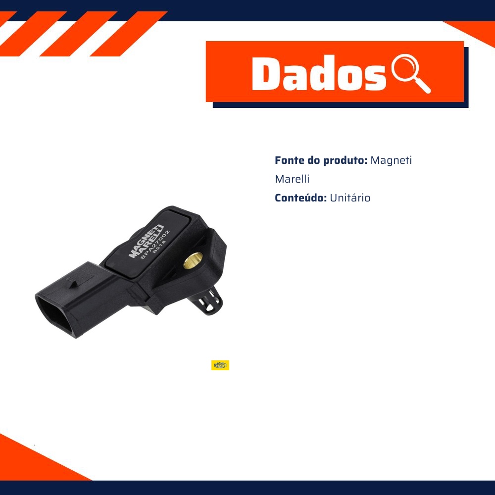 Sensor De Pressão Absoluta - Magneti Marelli - SPA27002