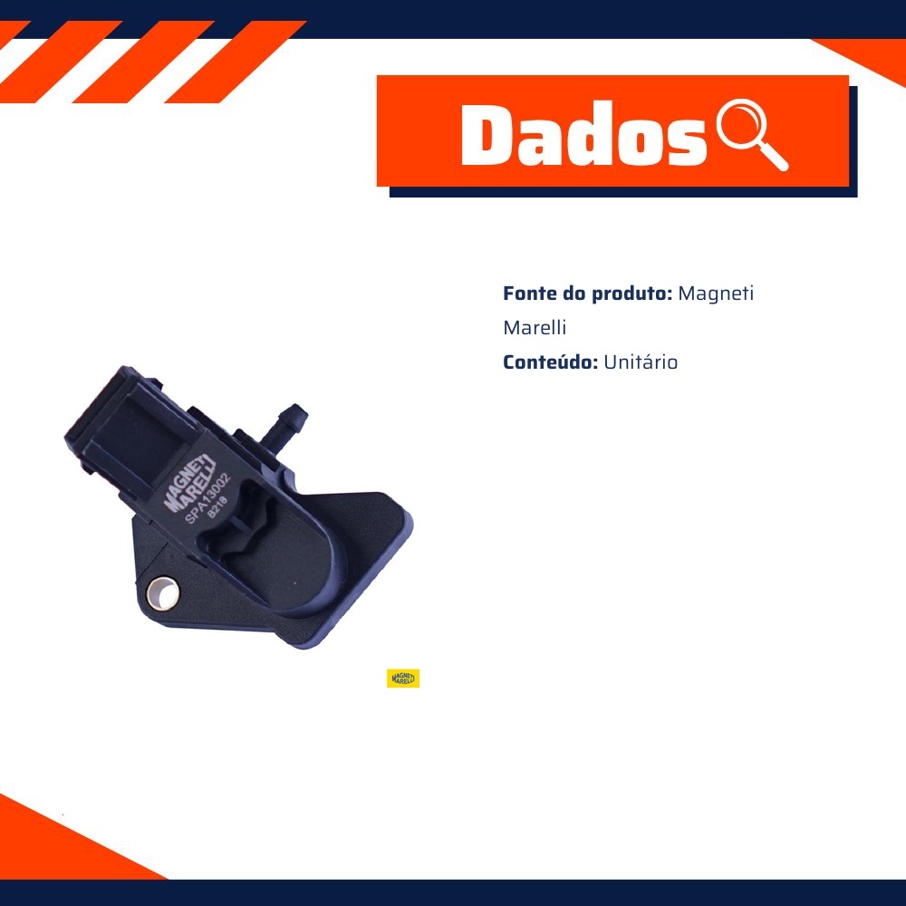 Sensor De Pressão Absoluta - Magneti Marelli - SPA13002