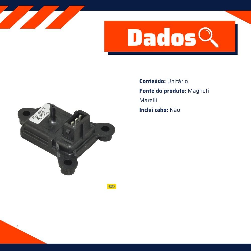 Sensor De Pressão Absoluta - Magneti Marelli - 50201102RI