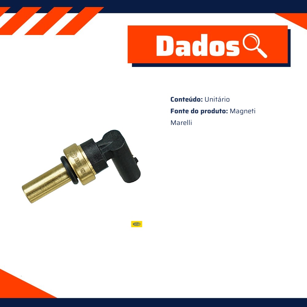 Sensor De Temperatura De Água - Magneti Marelli - STAG04280