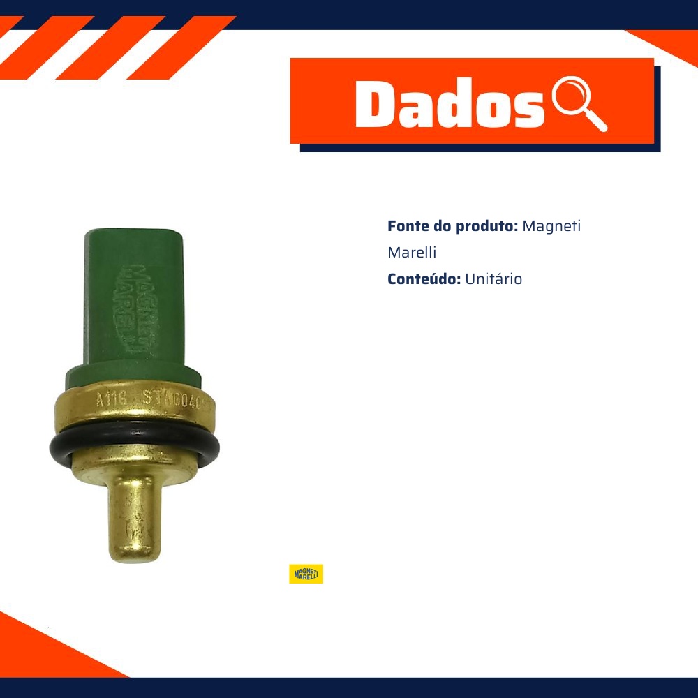 Sensor De Temperatura De Água - Magneti Marelli - STAG04083
