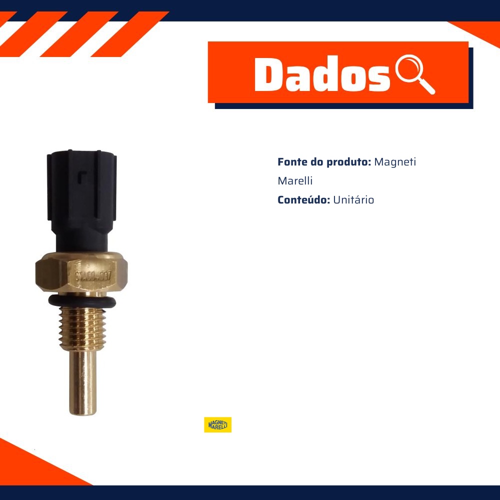 Sensor De Temperatura De Água - Magneti Marelli - STAG04097