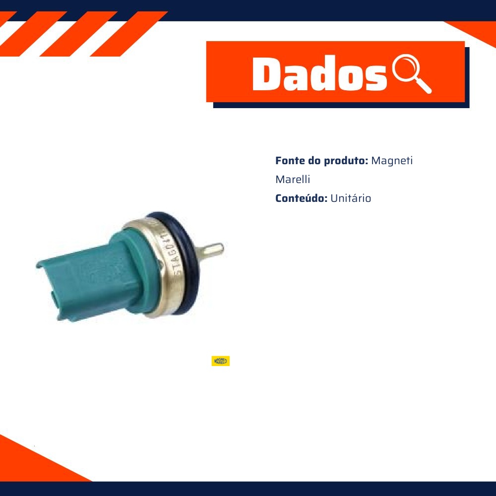 Sensor De Temperatura De Água - Magneti Marelli - STAG04111