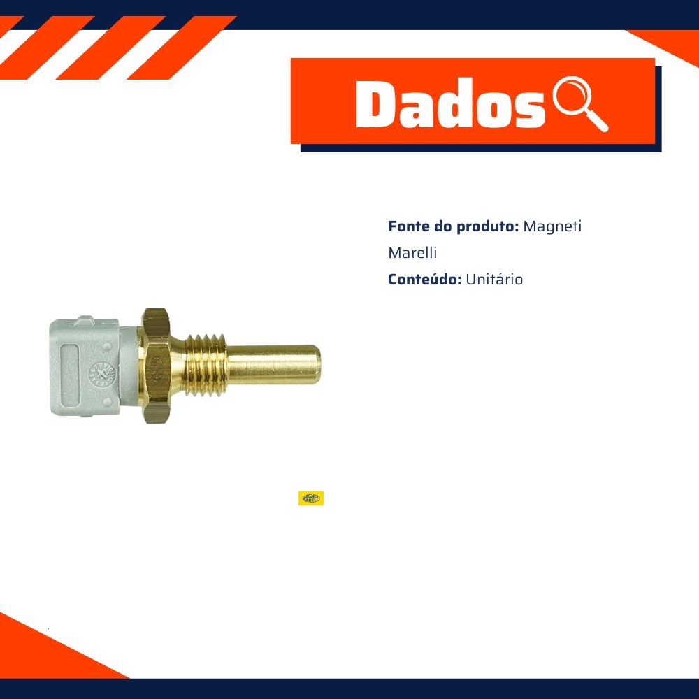 Sensor De Temperatura De Água - Magneti Marelli - STAG00829