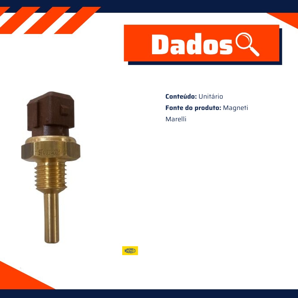 Sensor De Temperatura De Água - Magneti Marelli - STAG04008