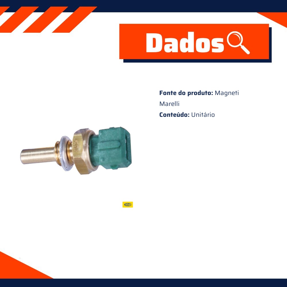 Sensor De Temperatura De Água - Magneti Marelli - STAG04059