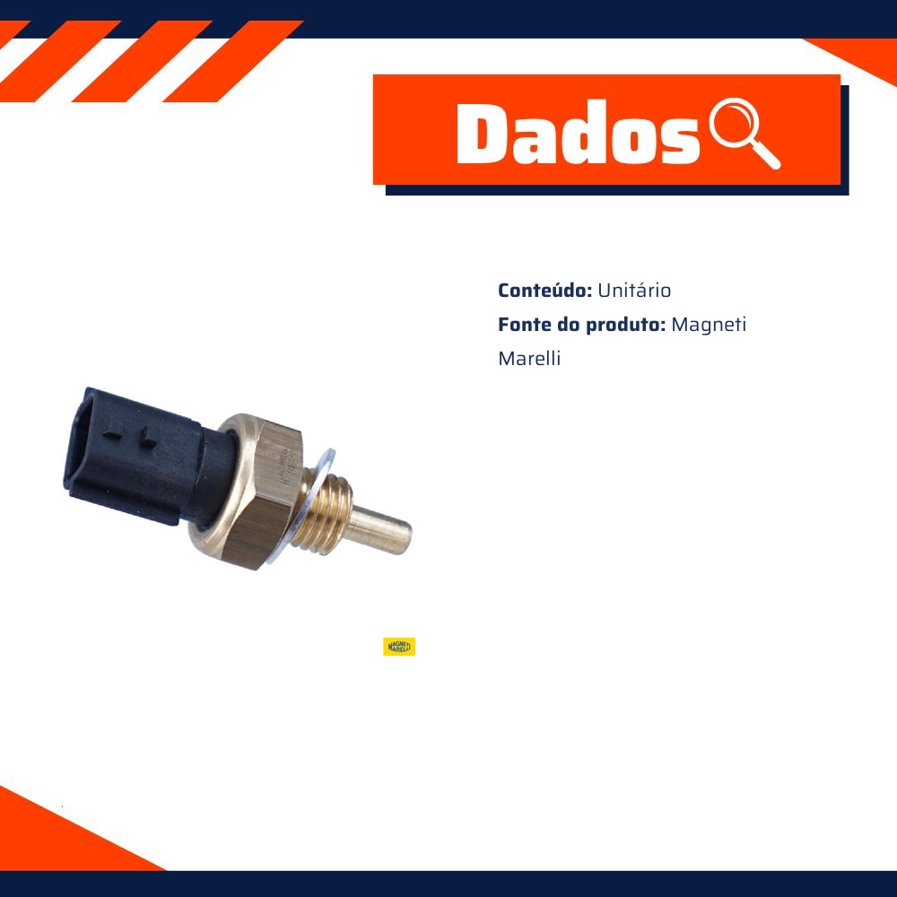 Sensor De Temperatura De Água - Magneti Marelli - STAG00877