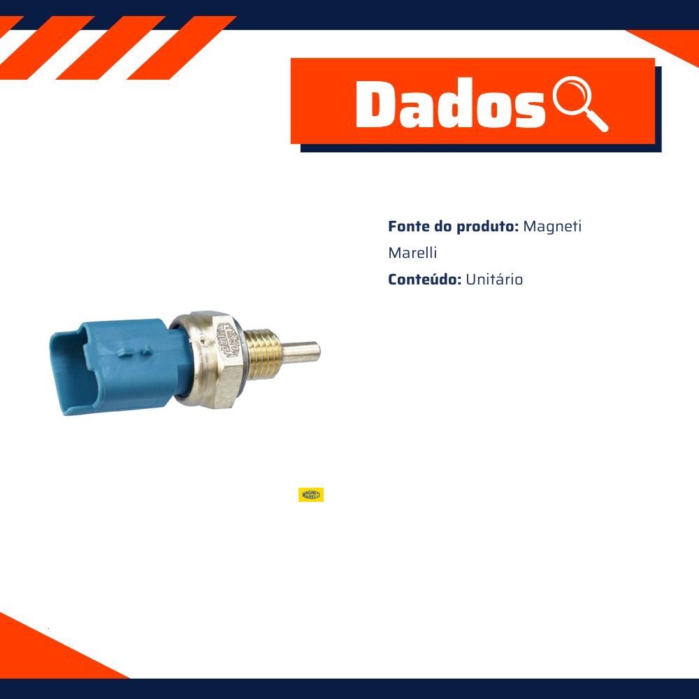 Sensor De Temperatura De Água - Magneti Marelli - STAG04082