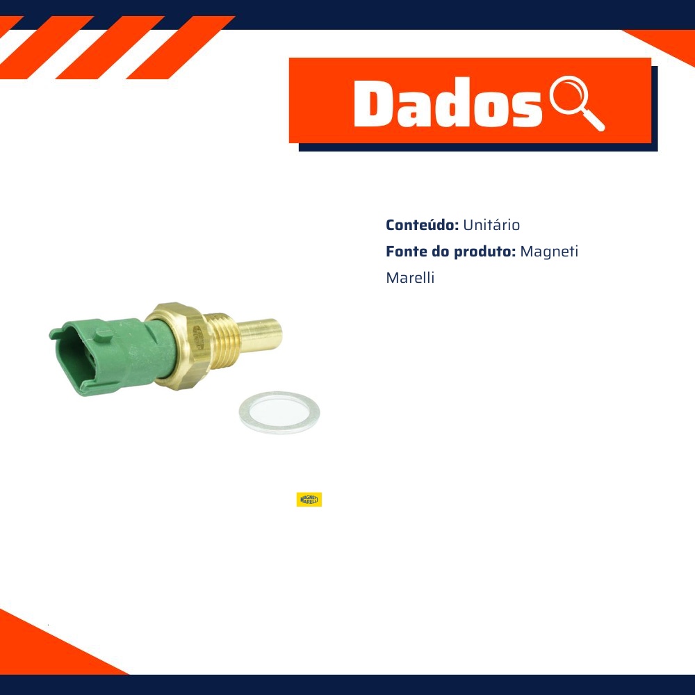 Sensor De Temperatura De Água - Magneti Marelli - STAG04106