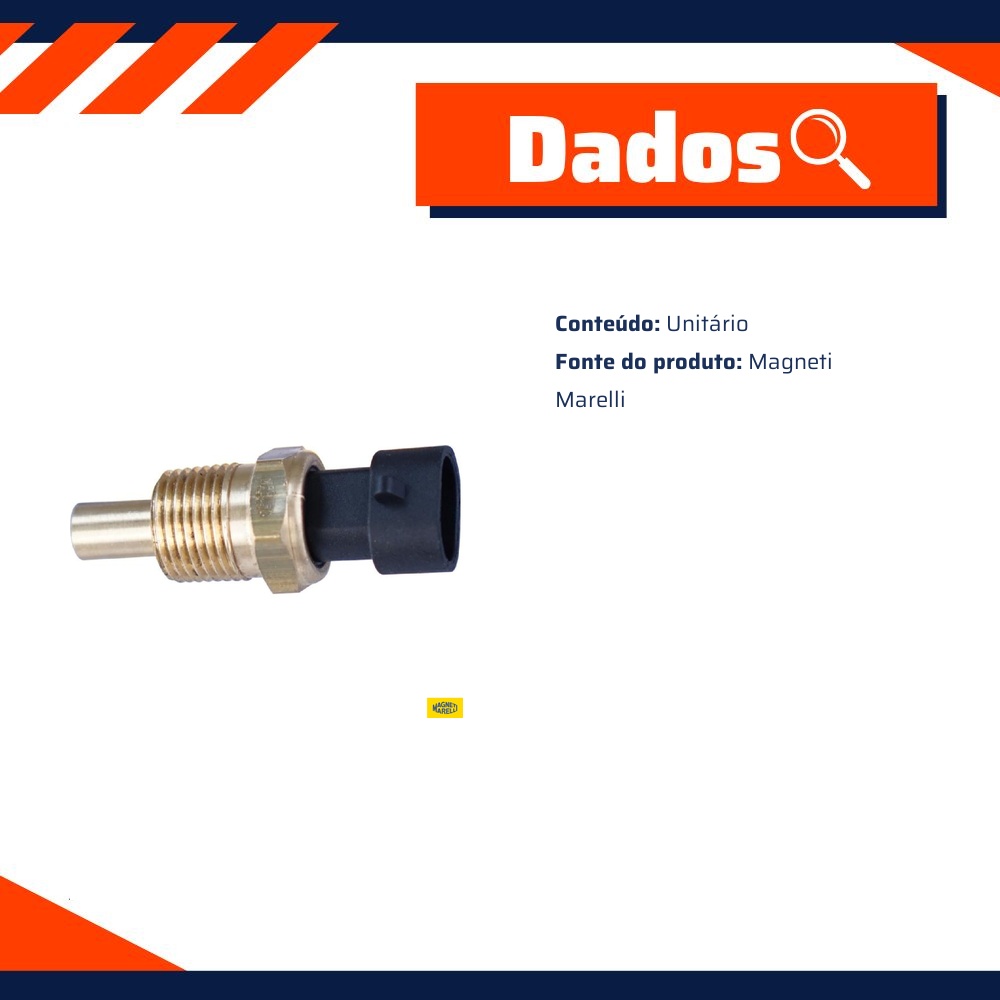 Sensor De Temperatura De Água - Magneti Marelli - STAG04040