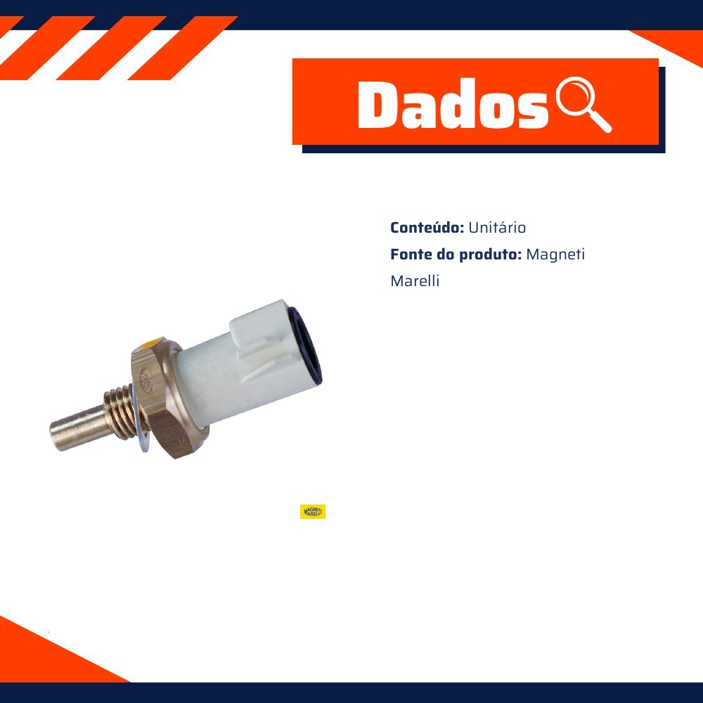 Sensor De Temperatura De Água - Magneti Marelli - STAG04046