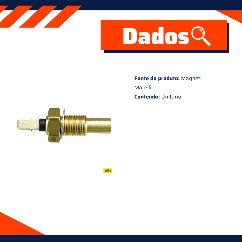 Sensor de Temperatura do Painel para Toyota Bandeirante e RAV4 - Magneti Marelli - STPA03020