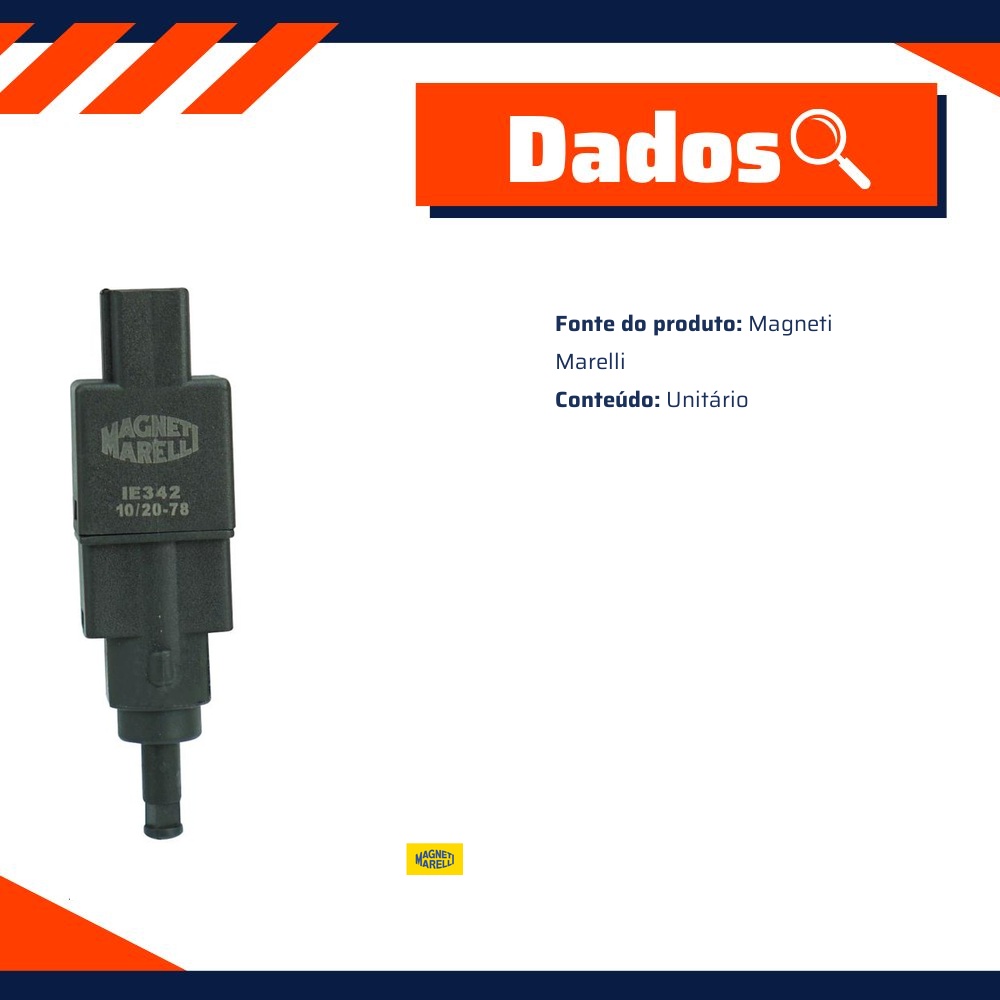 Interruptor De Embreagem - Magneti Marelli - IE342