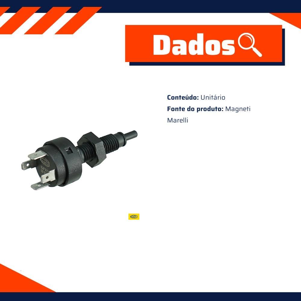 Interruptor de Luz do Freio para Fiat Uno - Magneti Marelli - ILF377