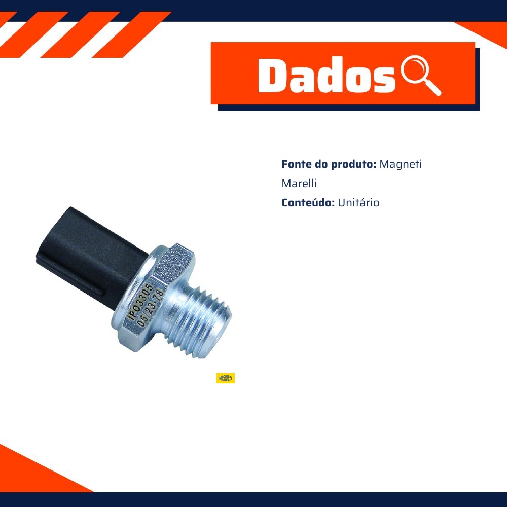 Interruptor De Pressão De Óleo - Magneti Marelli - IPO3305