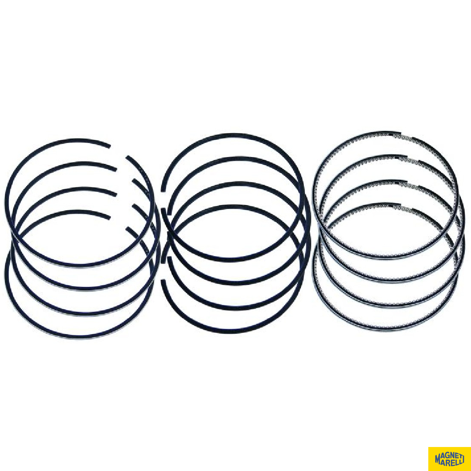 Jogo de Anéis do Pistão 1,00 4 Cilindros para Chevrolet Onix e Prisma - Magneti Marelli - JA04011.100