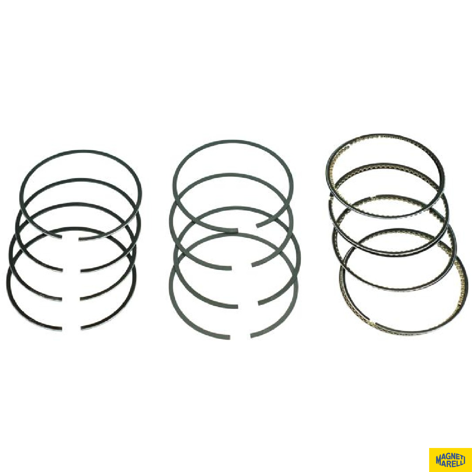 Jogo de Anéis do Pistão 0,40 4 Cilindros para Fiat Doblo e Strada - Magneti Marelli - JA03007.40