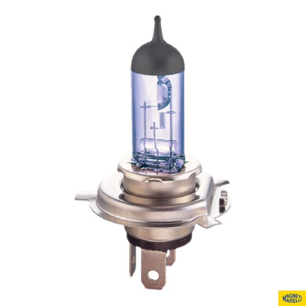 Lâmpada Farol Alto / Baixo / 12V 60/55W P43T H4 Super - Magneti Marelli - LMM64193CB