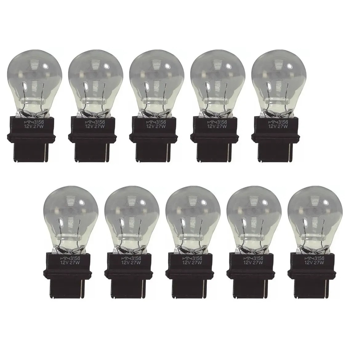 10 Lâmpadas Luz De Ré / 12V 27W W2.5X16D P27W Standard - Magneti Marelli - LMM3156