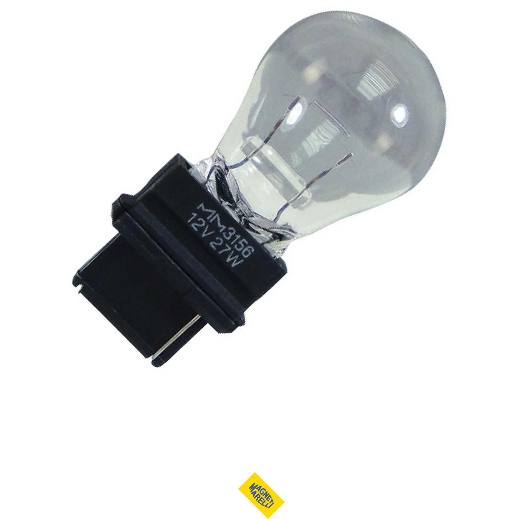 10 Lâmpadas Luz De Ré / 12V 27W W2.5X16D P27W Standard - Magneti Marelli - LMM3156