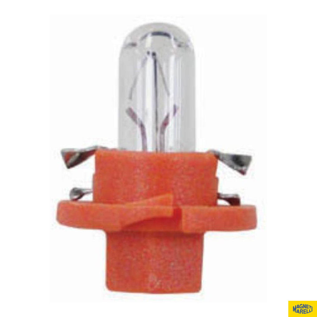 10 Lâmpadas Luz Do Painel / 12V 1,1W Bx8,4D Laranja Standard Pinguinho - Magneti Marelli - LMM2473MFX6