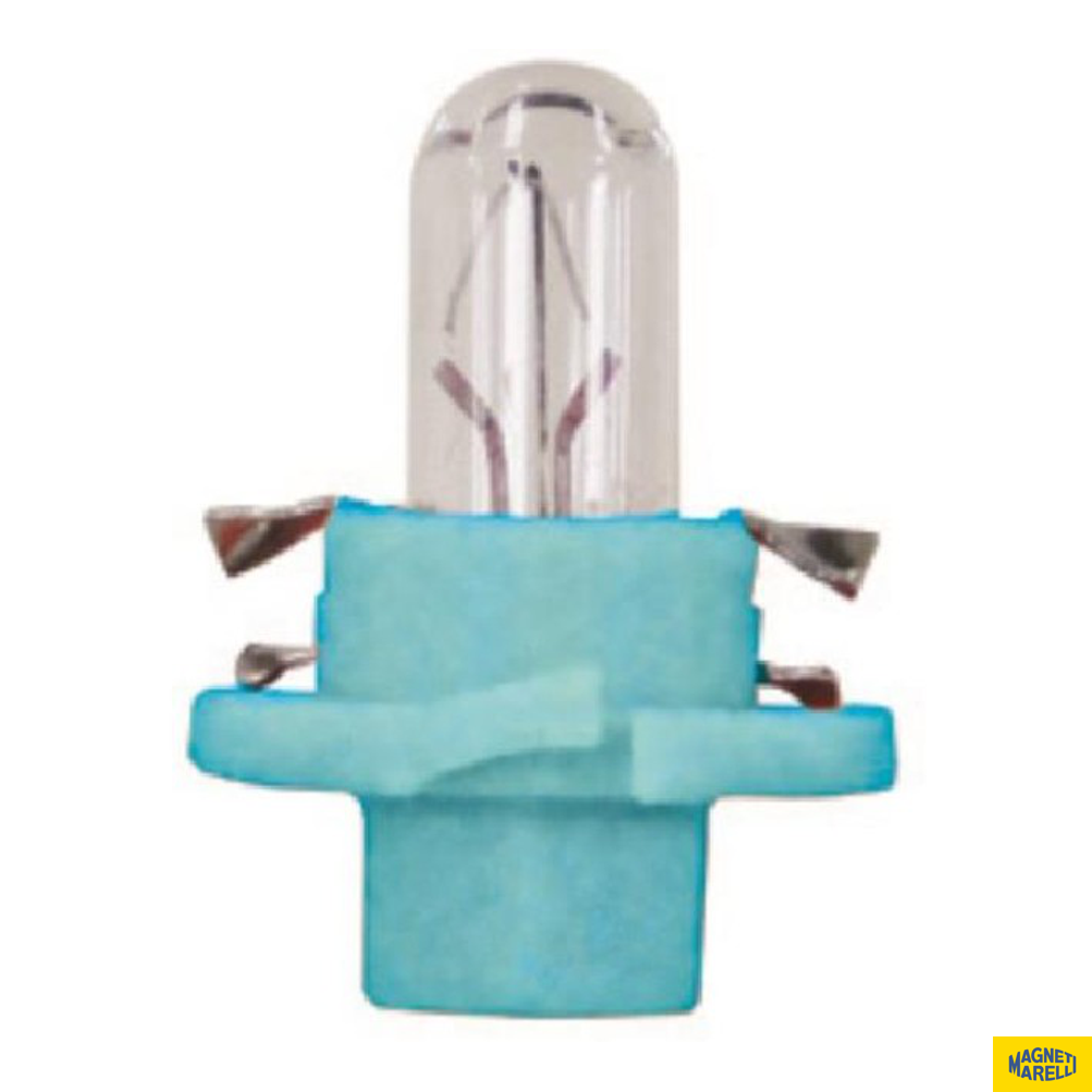 10 Lâmpadas Luz Do Painel / 12V 1,2W B8.4D 12.5 Azul Standard Pinguinho - Magneti Marelli - LMM2351MF6