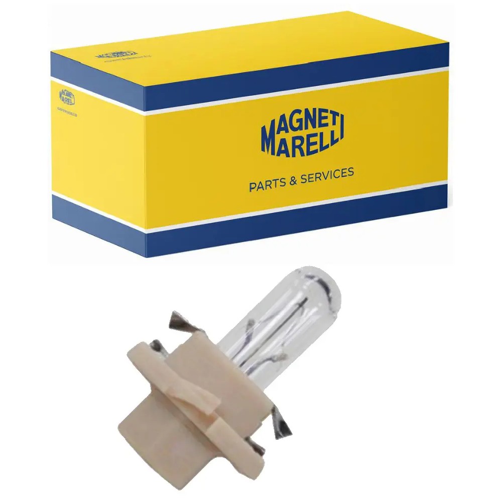 10 Lâmpadas Luz Do Painel / 12V 1,5W Bx8.4D Bege Standard Pinguinho - Magneti Marelli - LMM2452MFX6