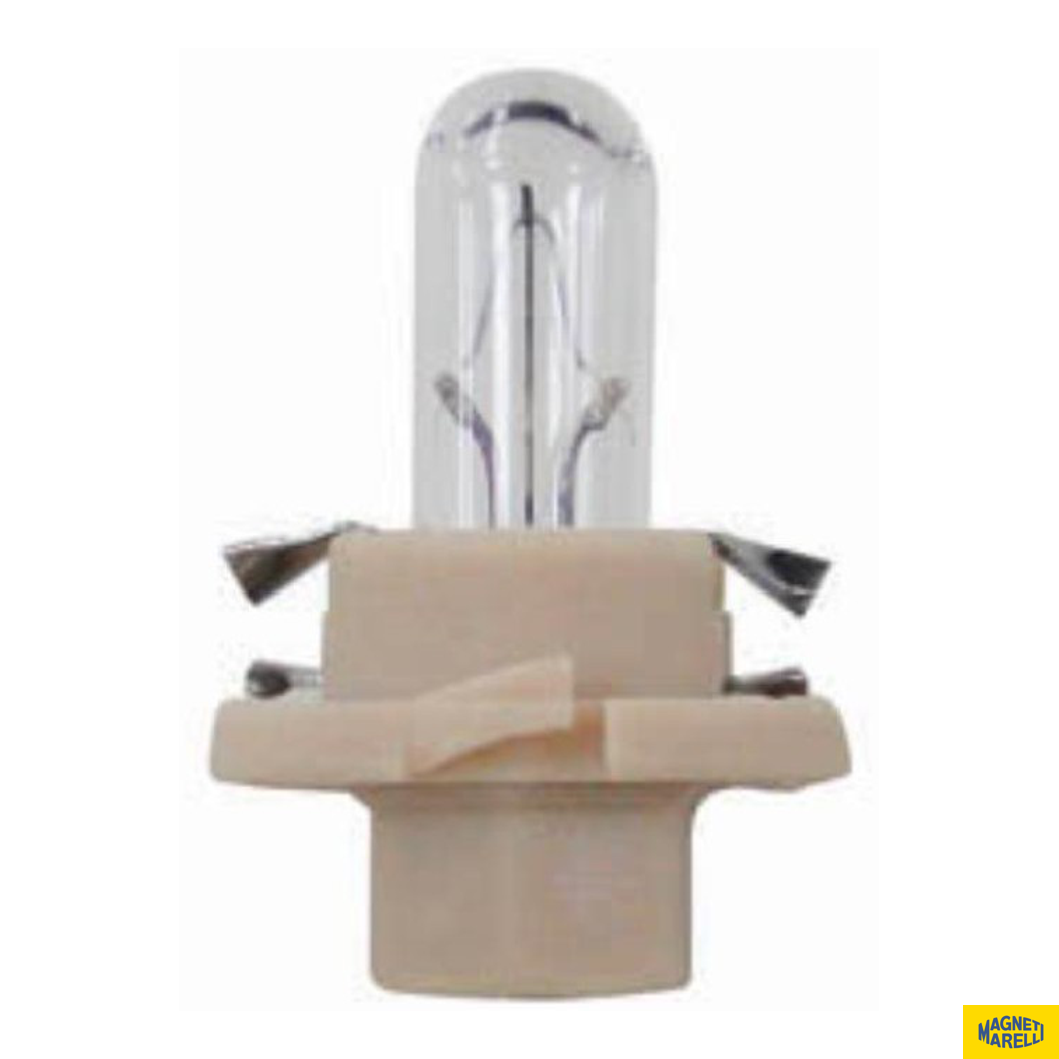 10 Lâmpadas Luz Do Painel / 12V 1,5W Bx8.4D Bege Standard Pinguinho - Magneti Marelli - LMM2452MFX6