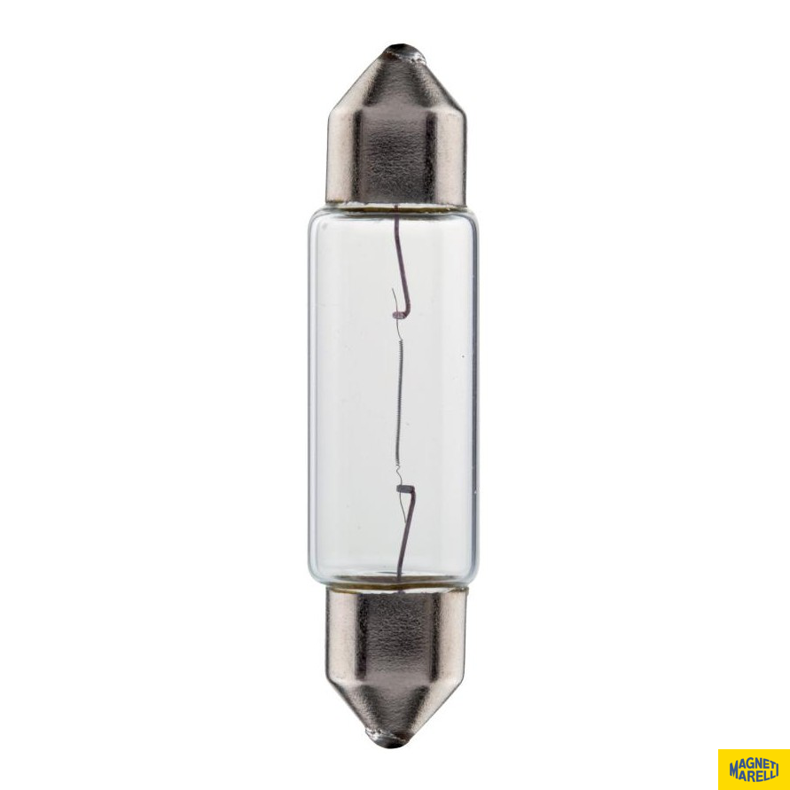 10 Lâmpadas Luz Do Teto / 12V 3W Sv7 8 8*30 Standard Torpedo - Magneti Marelli - LMM6428