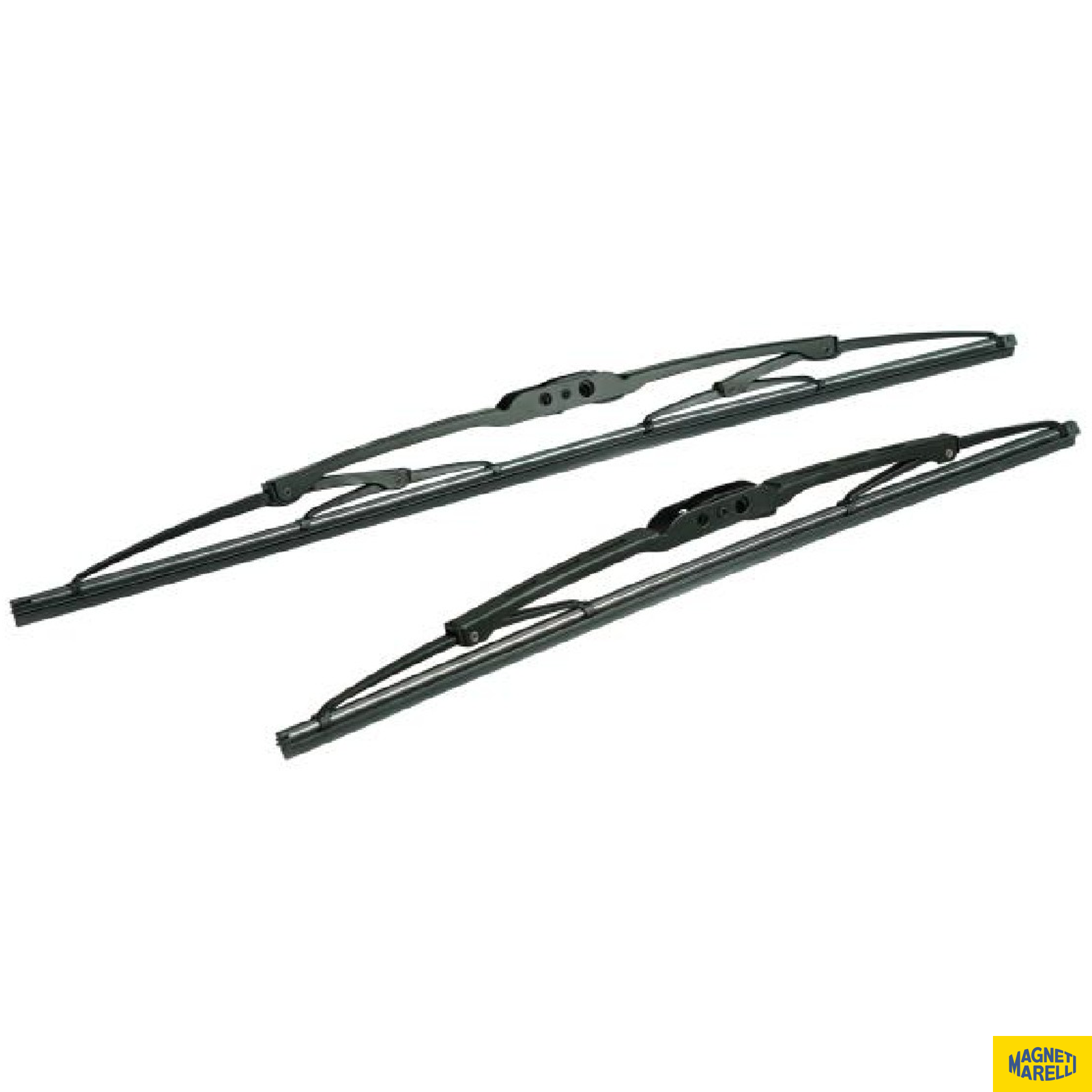 Par de Palhetas Dianteira Standard Metálica Le 19" 475mm, Ld 16" 400mm para Ford Ka - Magneti Marelli - PMMS015