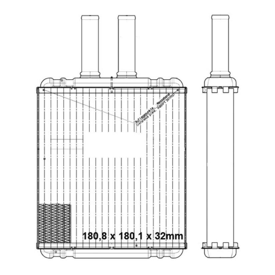 Radiador Do Ar Quente Do Ar Condicionado - Magneti Marelli - EY275001MM
