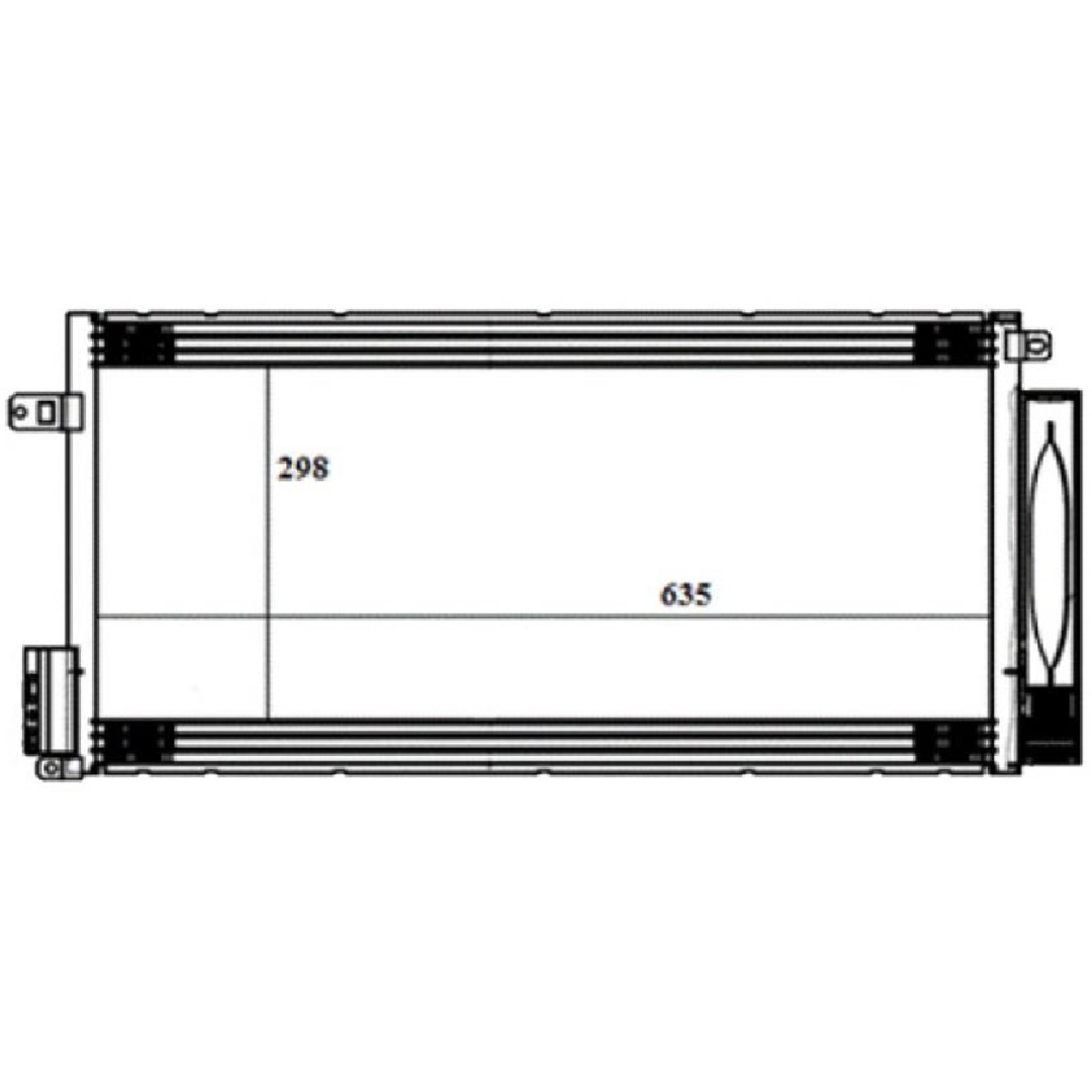 Condensador Do Ar Condicionado - Magneti Marelli - CMM5011FT