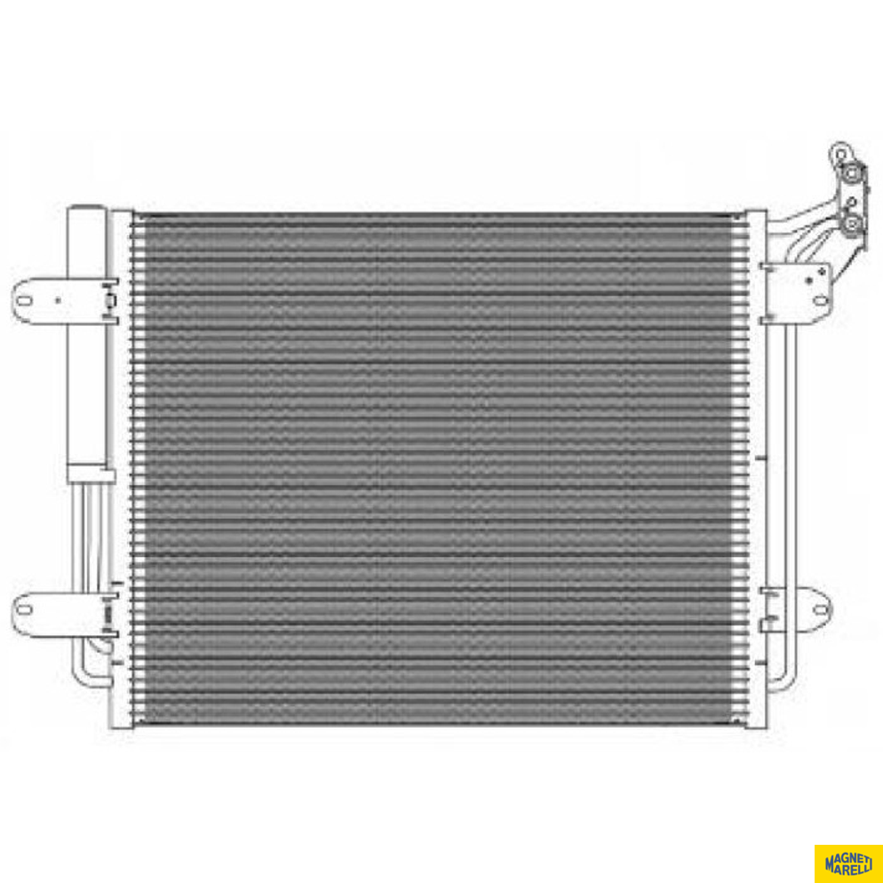 Condensador do Ar Condicionado para Volkswagen Tiguan - Magneti Marelli - CMM5028VW