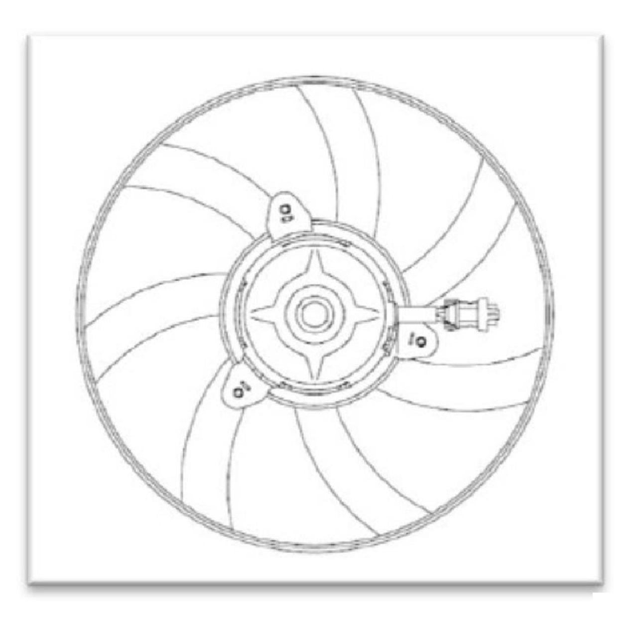 Eletroventilador para Volkswagen Polo Classic - Magneti Marelli - EMM2031VW