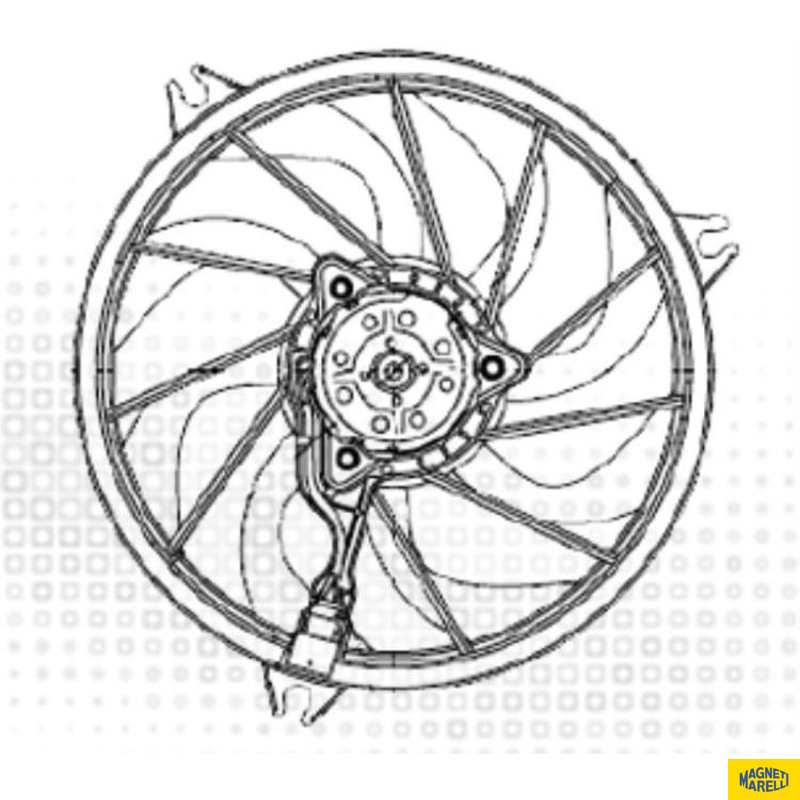 Eletroventilador - Magneti Marelli - EMM2039PE