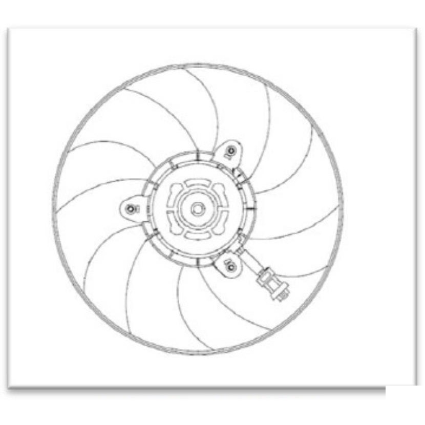 Eletroventilador para Volkswagen Polo Classic - Magneti Marelli - EMM2029VW