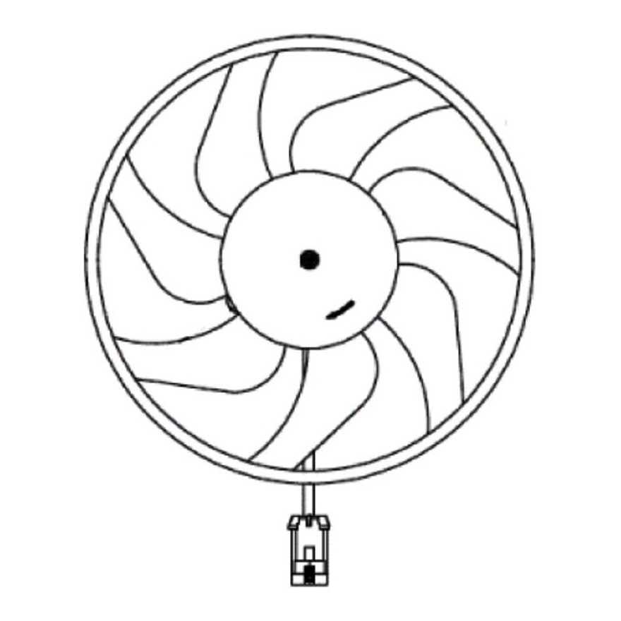 Eletroventilador - Magneti Marelli - EMM2057FT