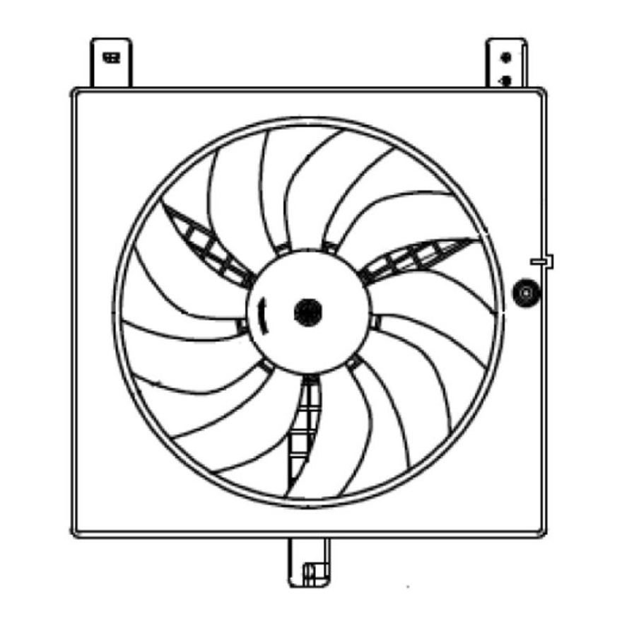 Eletroventilador para Renault Kwid - Magneti Marelli - EMM2072RE