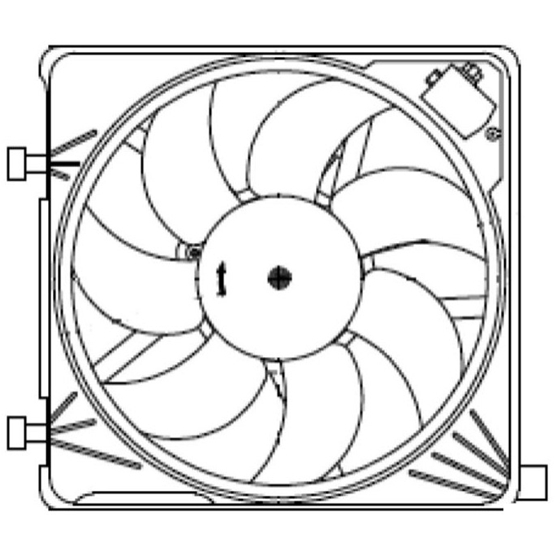 Eletroventilador para Volkswagen Cross Up! e Up! - Magneti Marelli - EMM2065VW