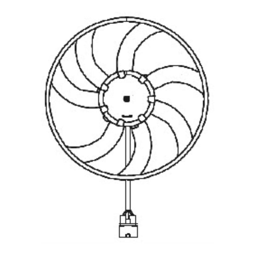 Eletroventilador para Volkswagen Amarok - Magneti Marelli - EMM2042VW