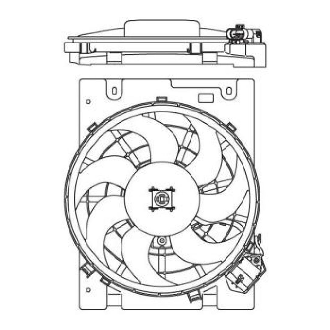 Eletroventilador - Magneti Marelli - 69666MM