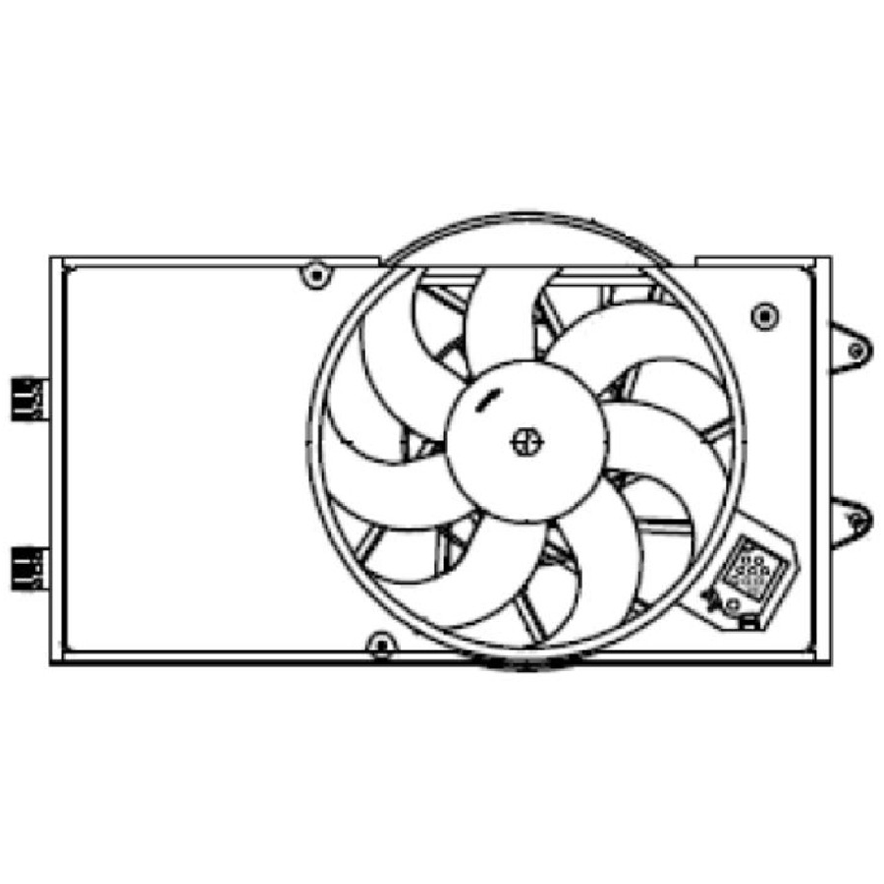Eletroventilador para Chevrolet CLASSIC - Magneti Marelli - EMM2059GM