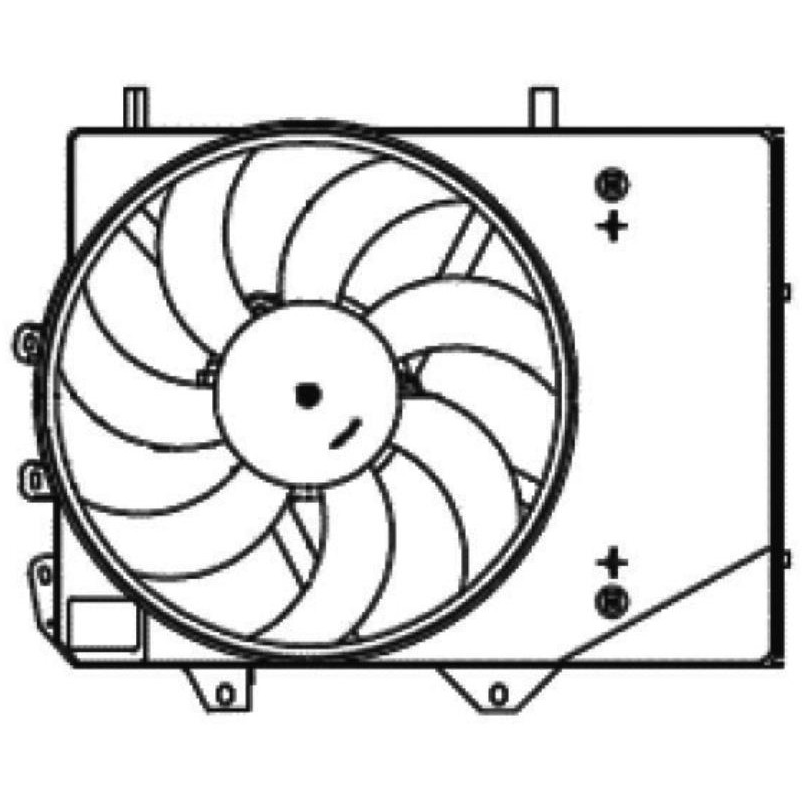 Eletroventilador para Citroen Aircross - Magneti Marelli - EMM2045CI