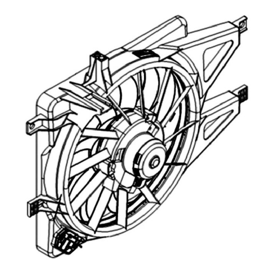 Eletroventilador - Magneti Marelli - W8529001MM